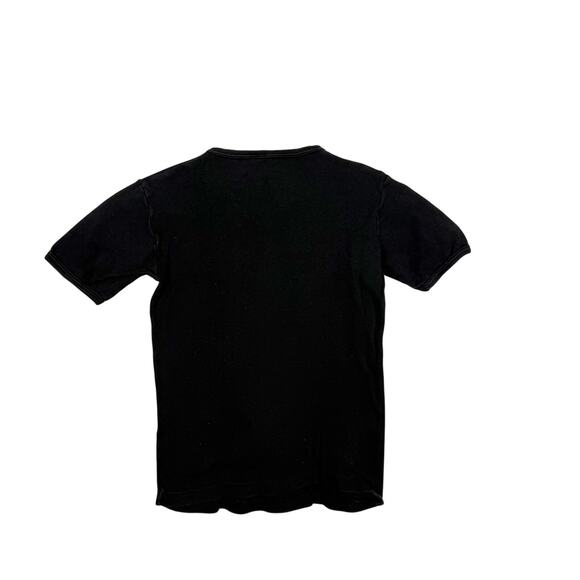 Vintage 80s City of London Polytechnic London Met Black Baby Tee T-Shirt Sz S - Picture 3 of 6